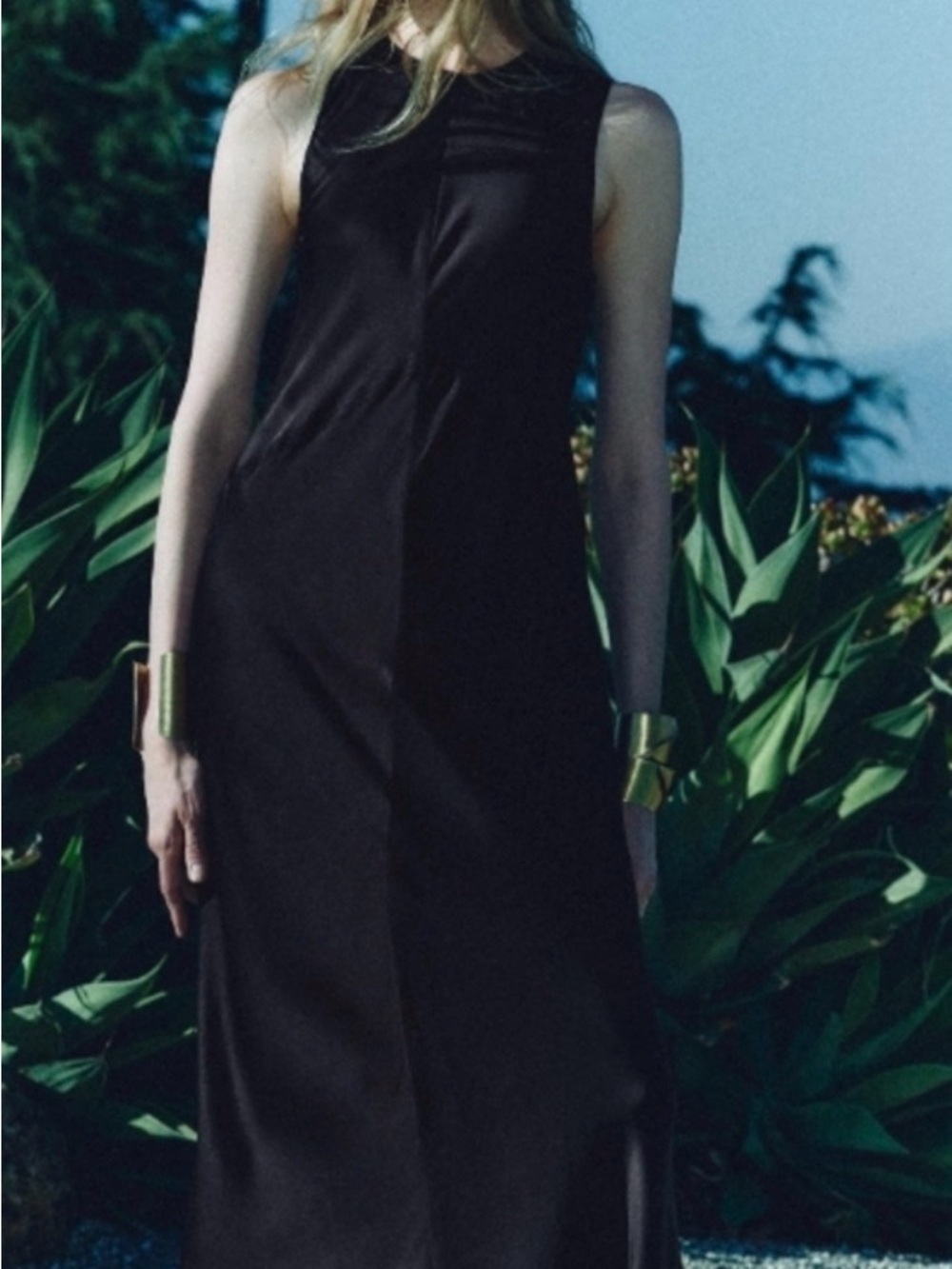 Zara ZW collection formal Sleeveless Maxi Dress Elegant Women's Evening Dress XL